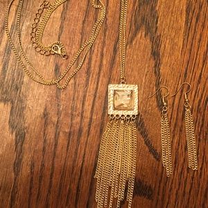 Gold Long Necklace